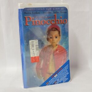 The Adventures of Pinocchio Limited Edition Magic Action Art VHS Movie